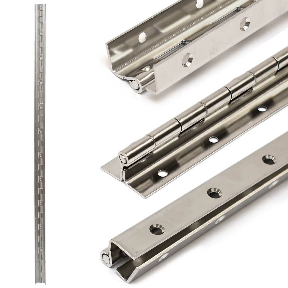 その他 Low Profile Hinge Mount 32-52" Brixwell 2D Adjustable Steel Guide Hinge Matte Black Finish, 4
