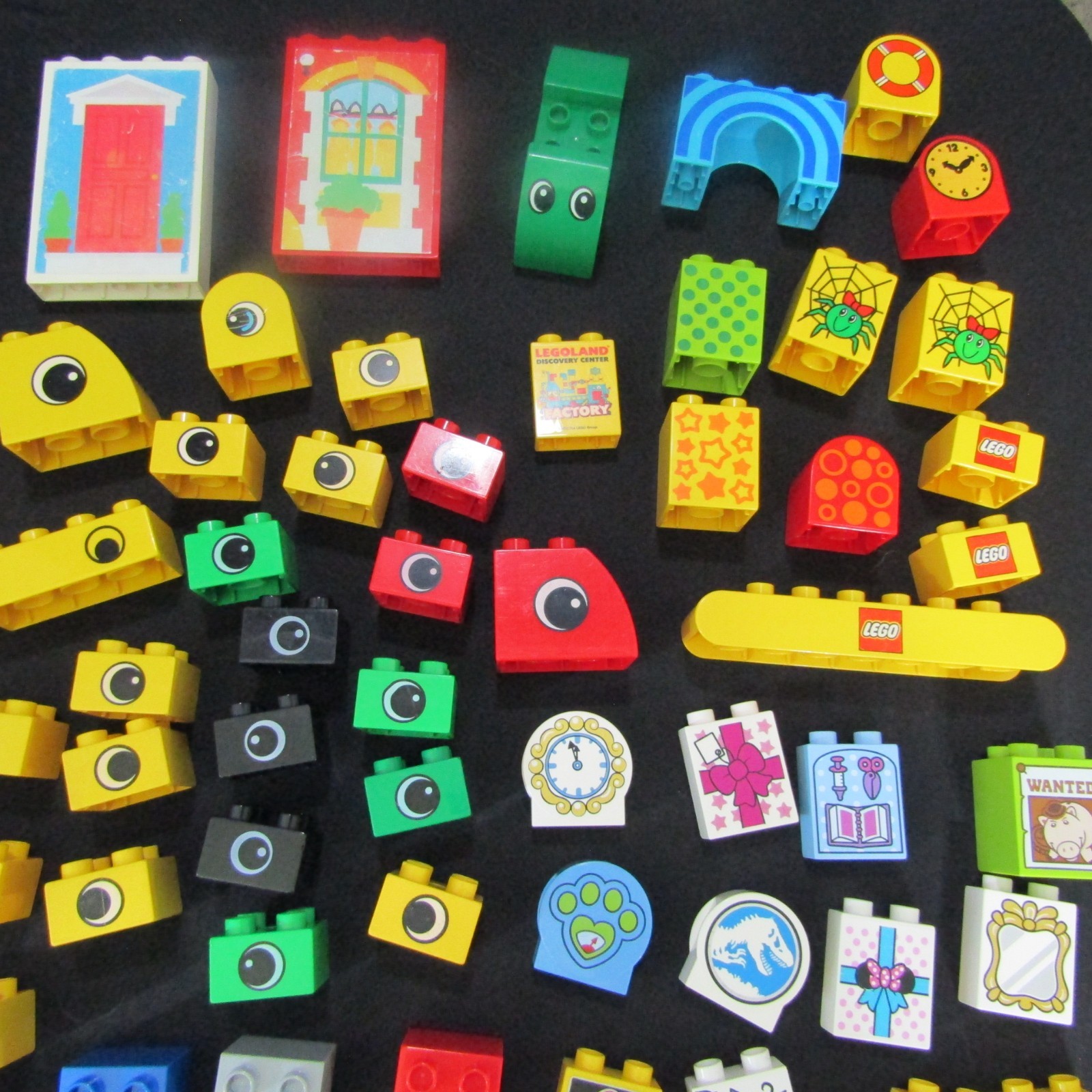 как выглядит LEGO Duplo Brick Blocks Lot Assorted Specialty Printed Pieces Signs Registers фото