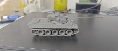 3D 1/72 French Lorraine 40t Medium Tank Prototype Unpainted Unassembled Model