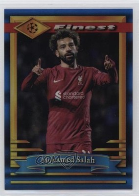 2022 Topps Finest Flashbacks UEFA Club Competitions 15/99 Mohamed Salah #78 6u3