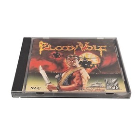 Bloody Wolf (Turbo Grafx 16 tg16) Complete in Case Turbografx