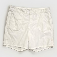 Gloria Vanderbilt All-Around Slimming Effect Women's Cargo Shorts 14W White