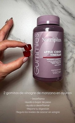 FARMASI NUTRIPLUS  APPLE CIDER VINEGAR GUMMIES 60ct 165gr 5.8oz GENUINE NEW!!!