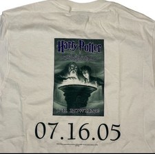 Vintage 2005 Harry Potter Half Blood Prince Book Promo Shirt Size S Warner Bros