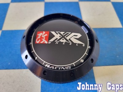 XXR Wheels # N/A. BLANK. NEW SATIN BLACK METAL Center Cap  [62]  (QTY. 1)