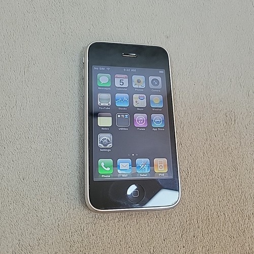 Apple iPhone 3G 8GB A1241 iOS 4.2.1 Vintage Collector Phone | eBay
