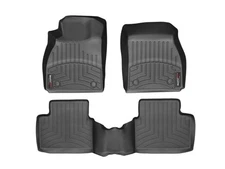 WeatherTech FloorLiner for 2014-2015 Chevrolet Malibu - 1st & 2nd Row, Black
