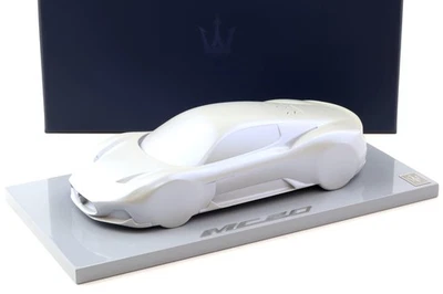 1:18 BBR Silhouette Maserati MC20 Coupé 2020 Bianco Audace VERSION DEALER - Photo 1/4