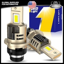 12set D2sd2r Led Headlight Bulbs White Plug And Play Canbus Ready Hid Replace