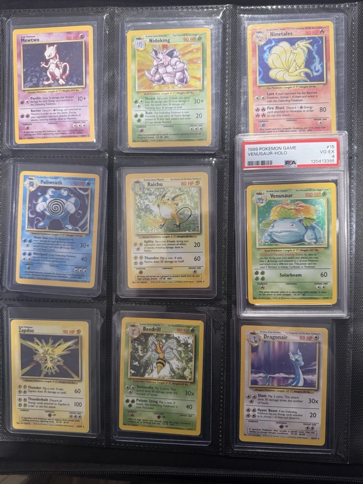 Base Set 102/102 1999 100% Complete Master Set [NM-MP] With Graded Trio - Image 4 of 4