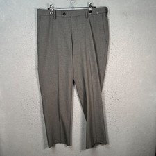 Uniqlo Mens Size 32 x 29 Gray Dress Pants Straight Leg Fit Office Wear