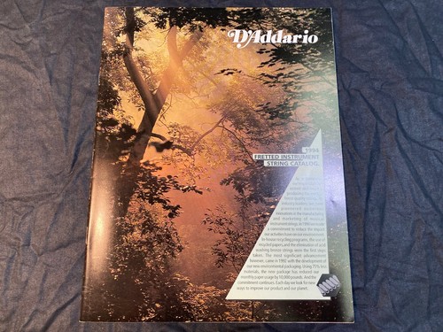 1994 D'Addarrio Guitar Strings Catalog