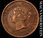 Canada: 1859 One Large Cent - Loop '7' Wide Gap - Very Fine  No Reserve  #L7745 — photo 2