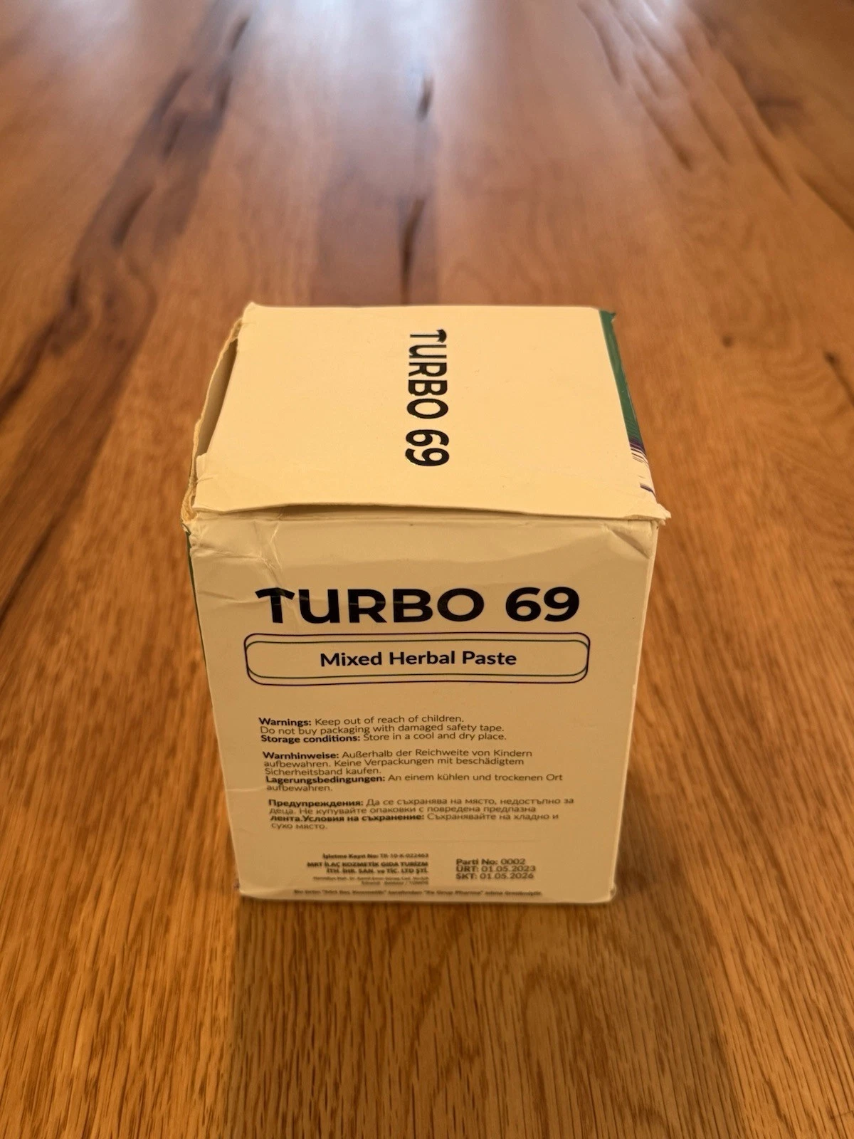 Turbo 69 Mixed Herbal Paste 240g - Brand New Box Damaged BBE 05/2026 3