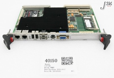 40150 VMIC PCB ASSY, VMEBUS-BASED PENTIUM III SINGLE BD COM, VMIVME-7750-444001