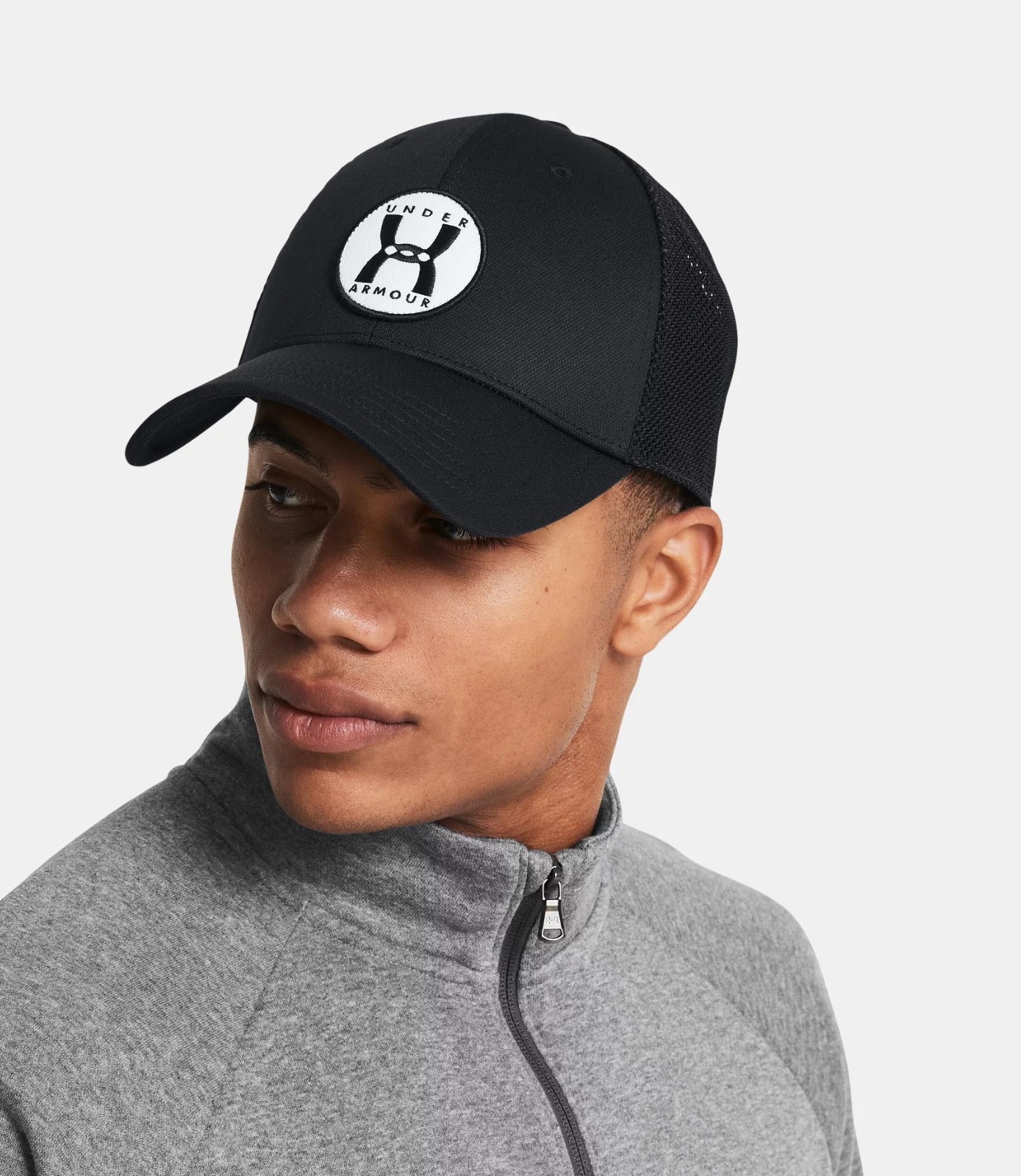 Under Armour Men's UA Essential Mid Trucker Hat 1383441-001 OSFM