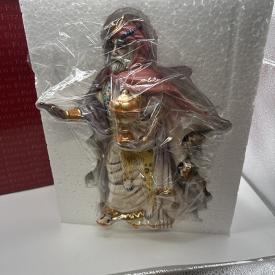 Fitz & Floyd Nativity Nubian Wise Man Figurine Original BOX New Never Used