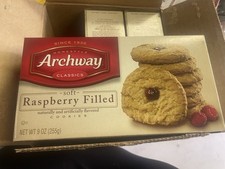 Archway Cookies, Raspberry Filled, 9 Oz 9 Ounce Pack of 1 ,