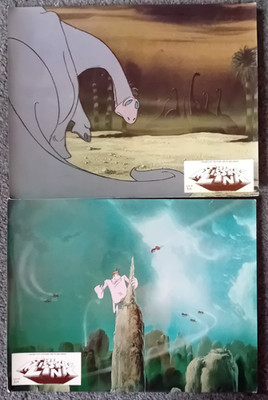 LOT OF 2 ORIGINAL LOBBY CARDS THE MISSING LINK 1980 Adult Animation