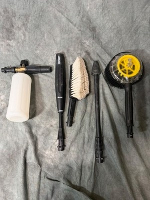 Karcher Pressure Washer Accessories: Brushes, Foam Cannon & Dir Blaster Wands