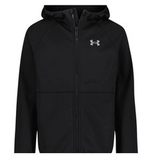 Under Armour Boys Windbreaker Jacket   Size YLG  Black