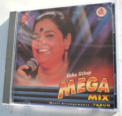 USHA UTHUP MEGA MIX ~ Bollywood soundtrack remix Hindi CD (1) ~ 1996