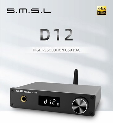 SMSL D12 768KHz 32Bit   DAC USB DAC Audio Decoder AK4493S DSD512 ot25 #to