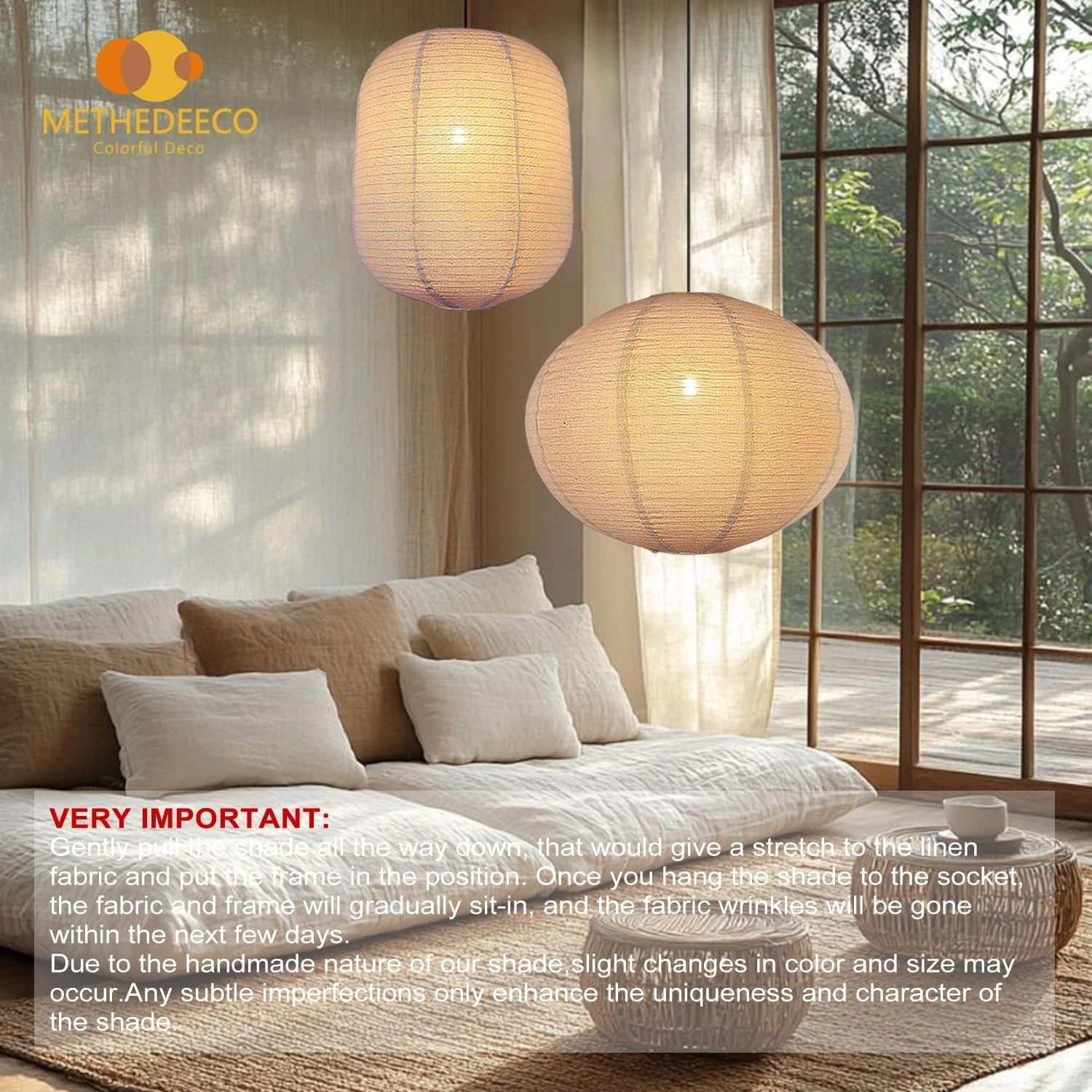 METHEDEECO Hanging Lamp Shade - Thumbnail 4