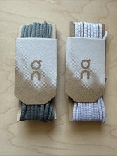 ON Cloud Replacement Shoe Laces/Strings 2 Pair Green Grey NEW