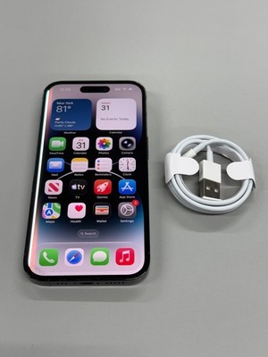 Apple iPhone 14 Pro 128GB Black Unlocked 100% Battery Read Display Issue