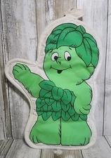 Vintage 1988 Pillsbury Little Green Giant Sprout, Hand Oven Mitt Cannon Novelty 