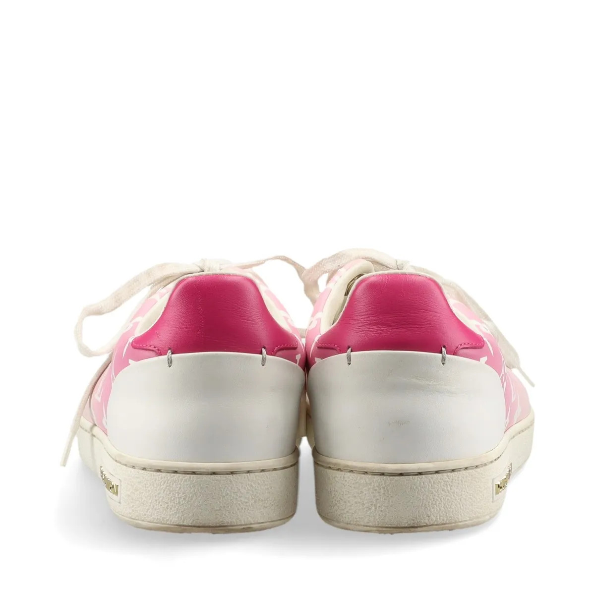Louis Vuitton Front low line 20 years Leather Sneakers 37.5 Ladies' pink x white thumbnail 6