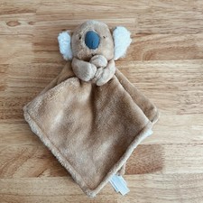 Carters Child of Mine Koala Bear Lovey Tan Security Blanket Baby Toy Satin