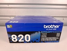 Brother TN820 Black Toner Cartridge Genuine OEM High Yield Open Box Unused