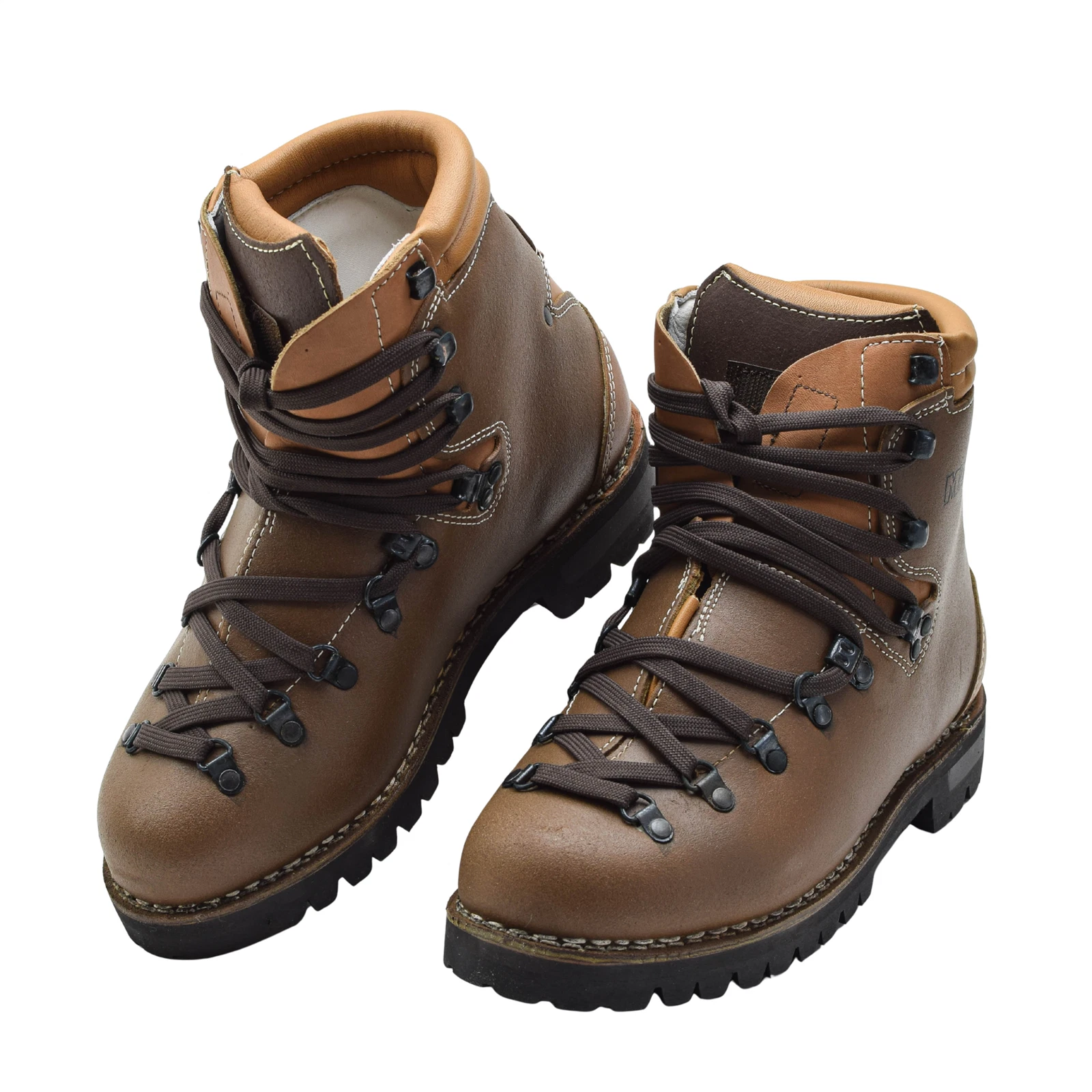 Original German Military Army Hiking Boots Leather Vibram Outdoor Brown
Opens in a new window or tab