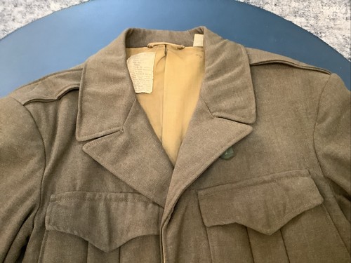 M-1943 WW2 US Military OD Wool Field Jacket Men’s Size 38R-GREAT! - Picture 2 of 14