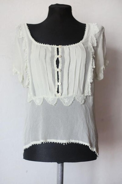 Women Jacob Cohen Shirt White Silk 36 / S / 44