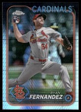 Ryan Fernandez 2024 Topps Chrome Update Prism Refractor St. Louis Cardinals