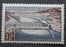 Timbre - FRANCE - Barrage Donzère Mondragon - YT1078 - Neuf ** - 1956