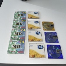 MiniDisks MD  74Min Recording. Recordable MD Bundle  New and used. See picture￼￼
