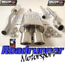 Milltek Mini Cooper S R58 Coupe Exhaust Cat Back Resonated Twin Oval SSXM017 TUV