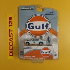 GREENLIGHT BISHOP Exclusive GULF RACING CUSTOM NISSAN SKYLINE 2000 GTR Limited  