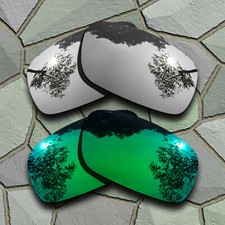 Chrome Titanium Jade Green Lenses Replacement for-SPY Optic Hielo Polarized