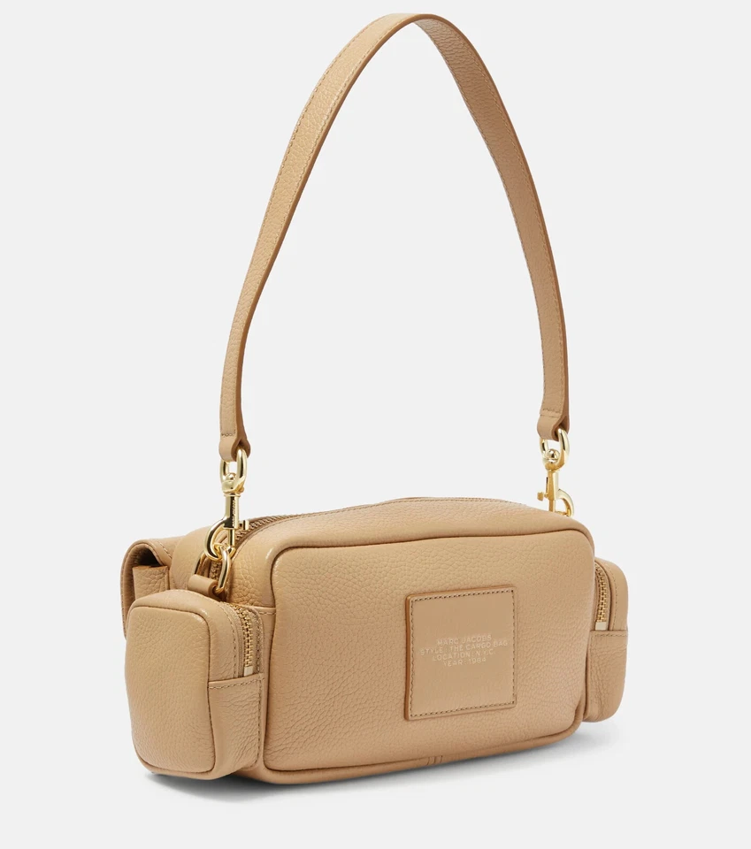 Bolso de hombro Marc Jacobs The Cargo de cuero - camel Foto 2 de 4