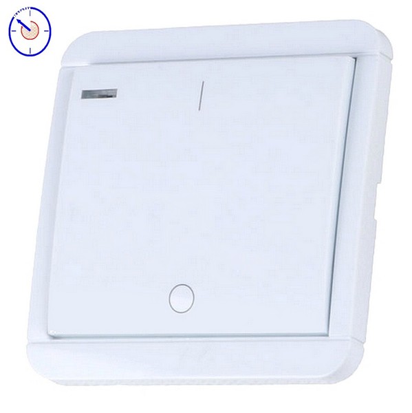 DWS-10T Funk-Wandsender Mit Timer 1-Kanal Kompatibel Diw-Funk, Intertechno Learn-image