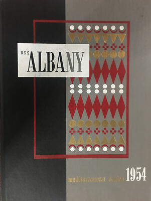 USS Albany (CA-123) 1954 Mediterranean Deployment Log Cruisebook