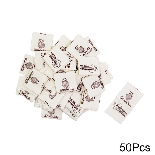 50Pcs Double-sided Knitted Hats Clothing Tag DIY Crafts Sewing Label Accessories - Picture 22 of 22
