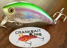 Discontinued Vintage Manns Mid 1- 1 Minus Crankbait Single Stamped One Mann Halo