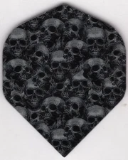 SKULLS, SKULLS & SKULLS Standard Dart Flights: 3 per set