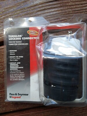 3 Phase Female Industrial Twist Lock Plug 20A, 125/250VAC - New in box